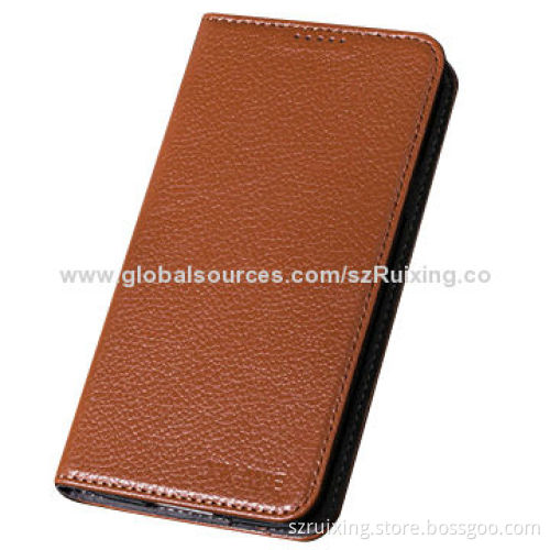 Genuine Leather Mobile Phone Cases for Samsung Galaxy S5/I9600, Elegant Style and Very Classics